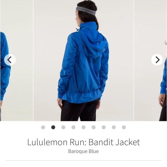 lululemon athletica Women's Blue Bandit Jacket - Picture 6 of 12